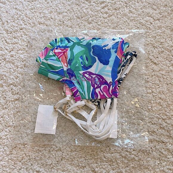 NWT 3 Pack Lilly Pulitzer Face Masks Resort Prints Adult - Picture 1 of 2